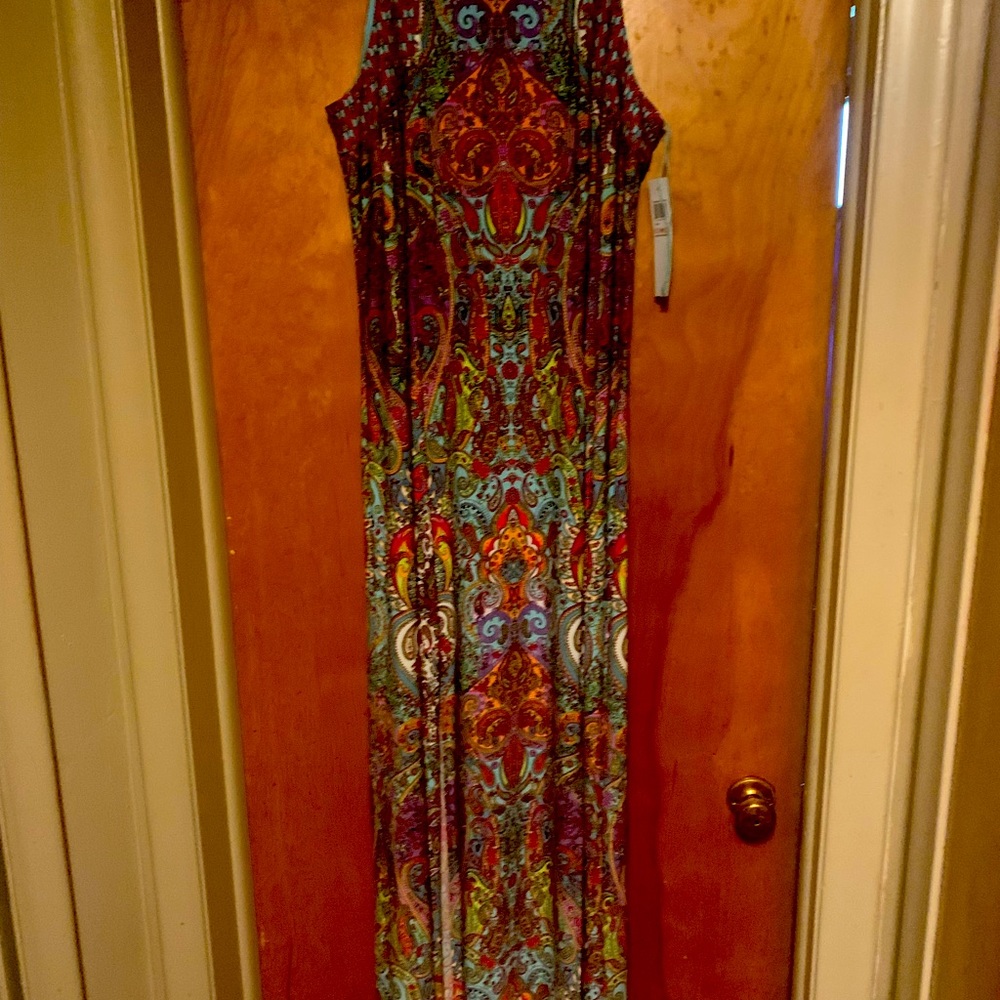 Parsley dress new size 10 Maxie style long with two split in front lower.